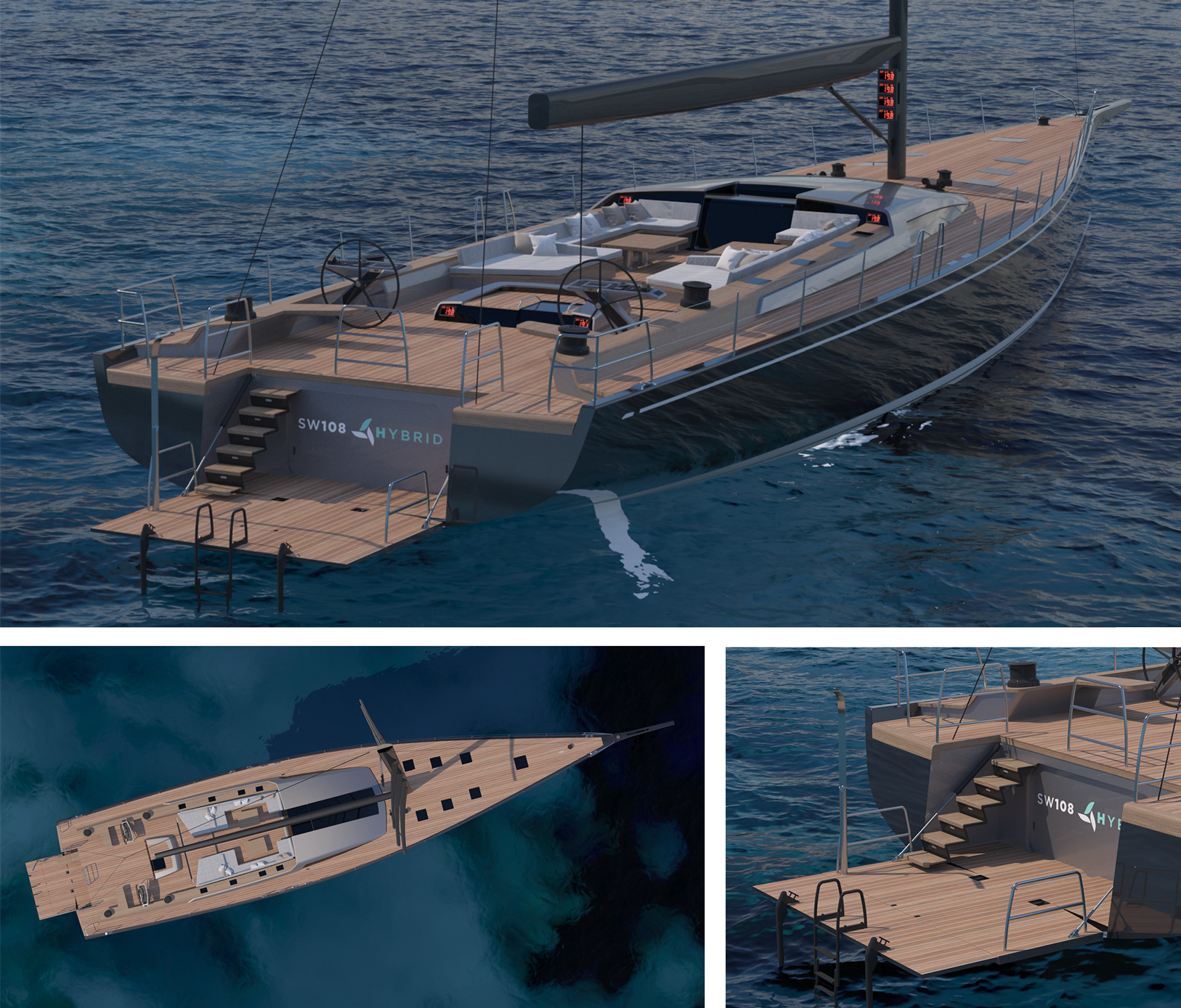 SW108 Hybrid_southern Wind Yachts